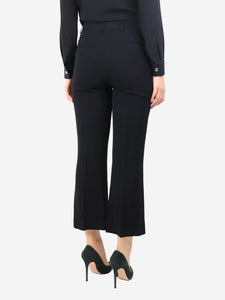 Celine Black straight-leg trousers - size UK 10