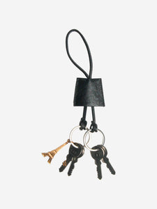 Balenciaga Black Le City Charm Eiffel keyring