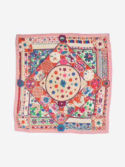 Pink collection imperiales silk square scarf Scarves Hermes 