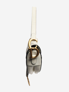 Cream 2011 grained calfskin saddle bag Shoulder bags Dior 