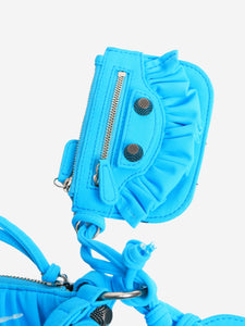 Balenciaga Blue Le Cagole shoulder bag