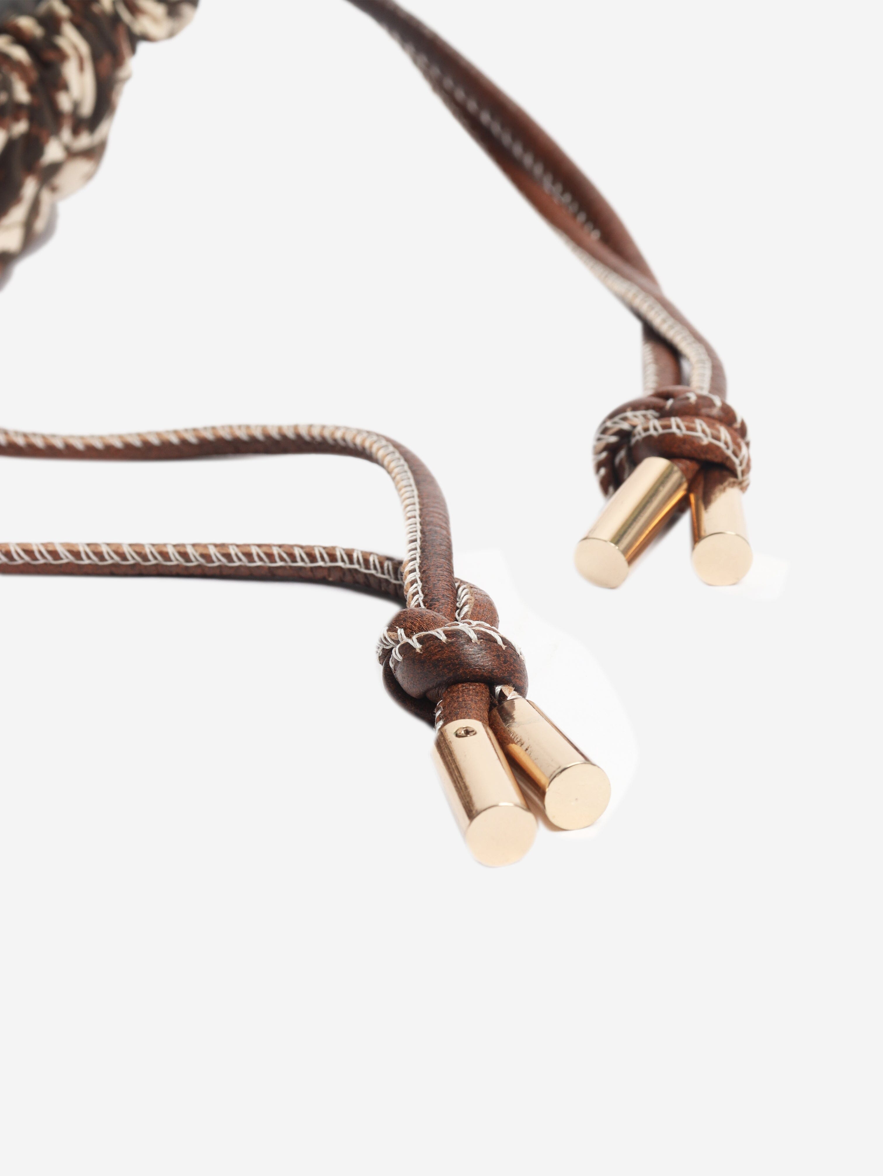 Dark brown logo bag Tops Prettysac 