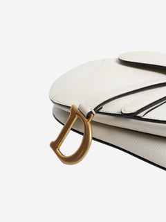 Cream 2011 grained calfskin saddle bag Shoulder bags Dior 