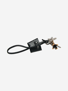 Balenciaga Black Le City Charm Eiffel keyring