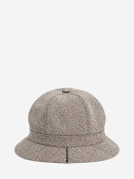 Brown herringbone Pecora Nera hunting hat - size M product image