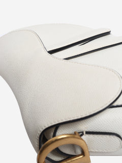 Cream 2011 grained calfskin saddle bag Shoulder bags Dior 