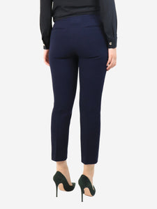 Celine Navy blue wool trousers - size UK 10
