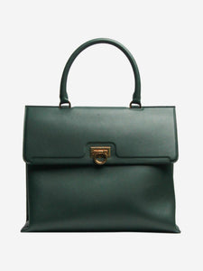 Salvatore Ferragamo Dark green Trifolio shoulder bag