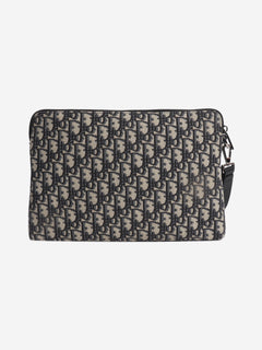 2021 Navy zipped monogram pouch Clutch bags Dior 