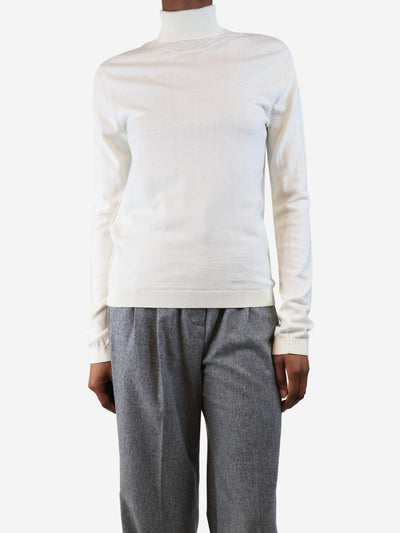 Cream Billie wool top - size S Knitwear Issue Twelve 