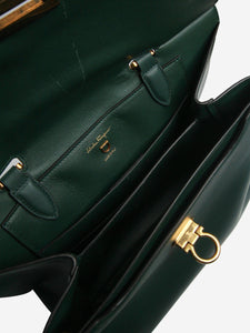 Salvatore Ferragamo Dark green Trifolio shoulder bag