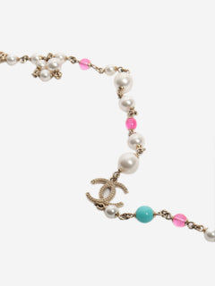 Gold-plated faux-pearl necklace Necklaces Chanel 