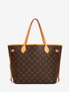 Brown Monogram canvas Neverfull MM tote bag Tote Bags Louis Vuitton 