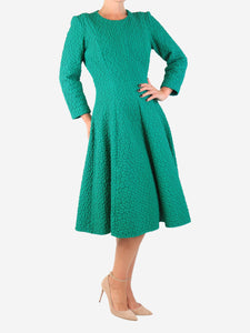 Suzannah London Emerald Cannes midi dress - size UK 12