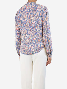 APOF Multicolour frill-collar floral shirt - size S