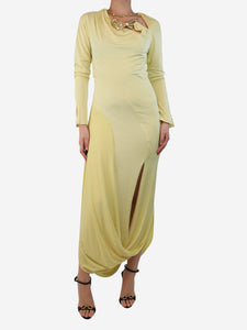 Jonathan Simkhai Yellow chain-link maxi dress - size XS
