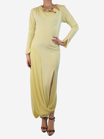 Yellow chain-link maxi dress - size XS Dresses Jonathan Simkhai 