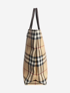 Brown vintage nova check tote bag Tote Bags Burberry 