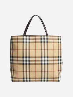 Brown vintage nova check tote bag Tote Bags Burberry 