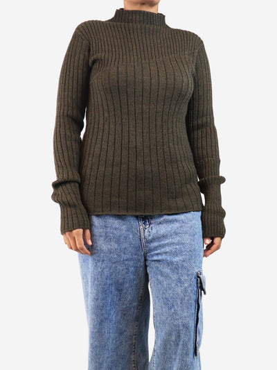 Green Nina knit top - size S