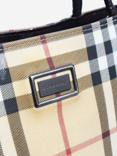 Brown vintage nova check tote bag Tote Bags Burberry 