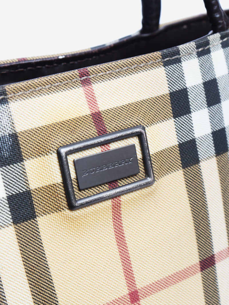 Brown vintage nova check tote bag Tote Bags Burberry 