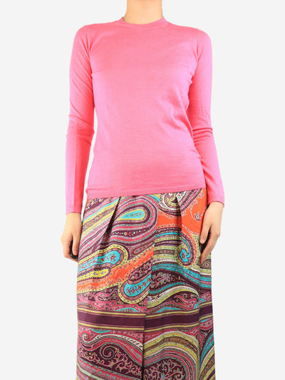 Hot pink fine knit sweater - size S Tops Gabriela Hearst 
