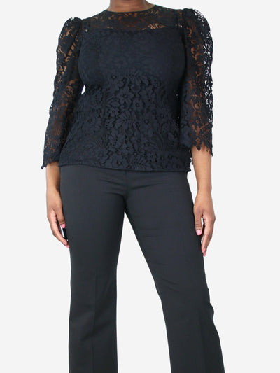 Black lace top - size Tops Dolce & Gabbana 