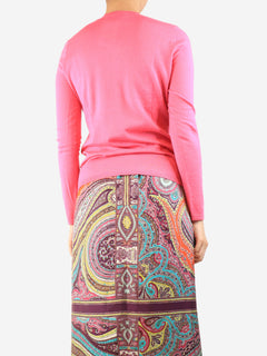 Hot pink fine knit sweater - size S Tops Gabriela Hearst 