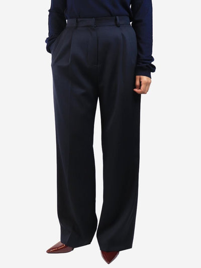 Blue Stanley trousers - size UK 12 Trousers Issue Twelve 