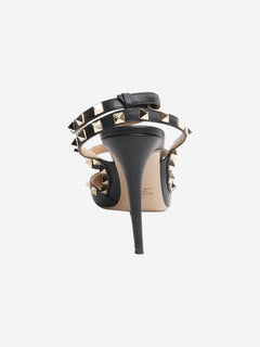 Black Rockstud leather pumps - size EU 41 Heels Valentino 