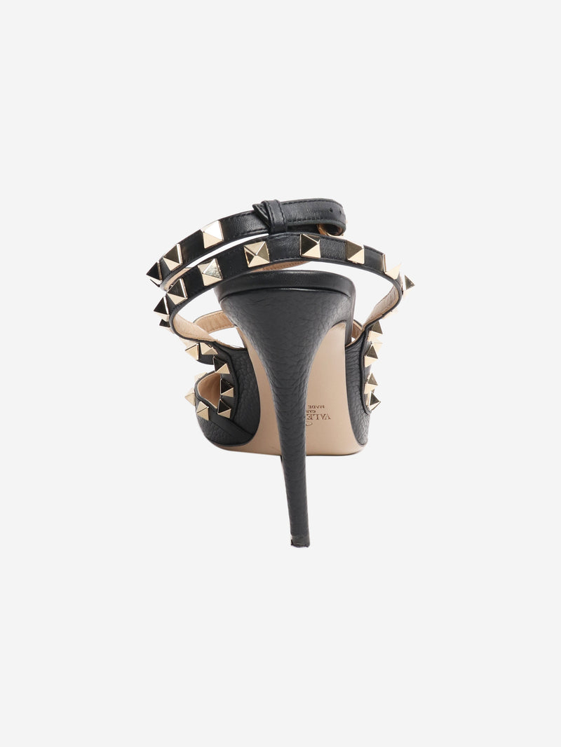 Black Rockstud leather pumps - size EU 41 Heels Valentino 