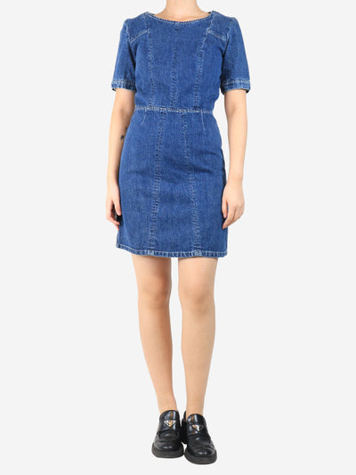 Blue denim mini dress - size UK 12 Dresses Chloe 