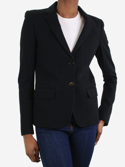 Black padded-shoulder blazer - size US 0 Coats & Jackets Theory 