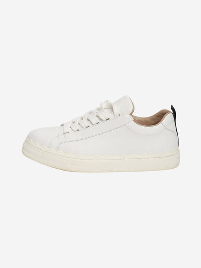 White leather sneakers - size EU 41 (UK 8) Shoes Chloe 