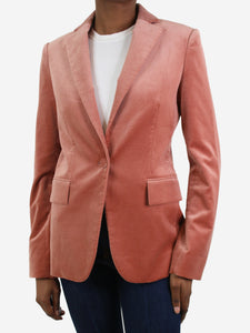Frame Pink velvet blazer - size US 2