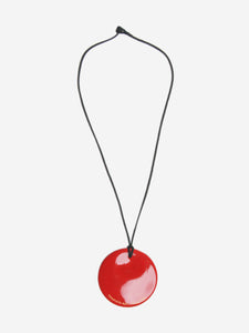 Tiffany & Co. Red Elsa Peretti round pendant