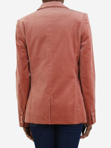 Frame Pink velvet blazer - size US 2