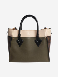 Khaki On My Side MM tote bag Tote Bags Louis Vuitton 