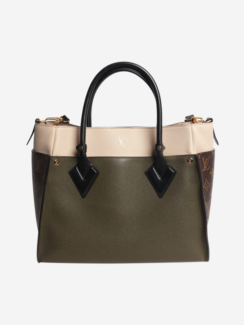 Khaki On My Side MM tote bag Tote Bags Louis Vuitton 