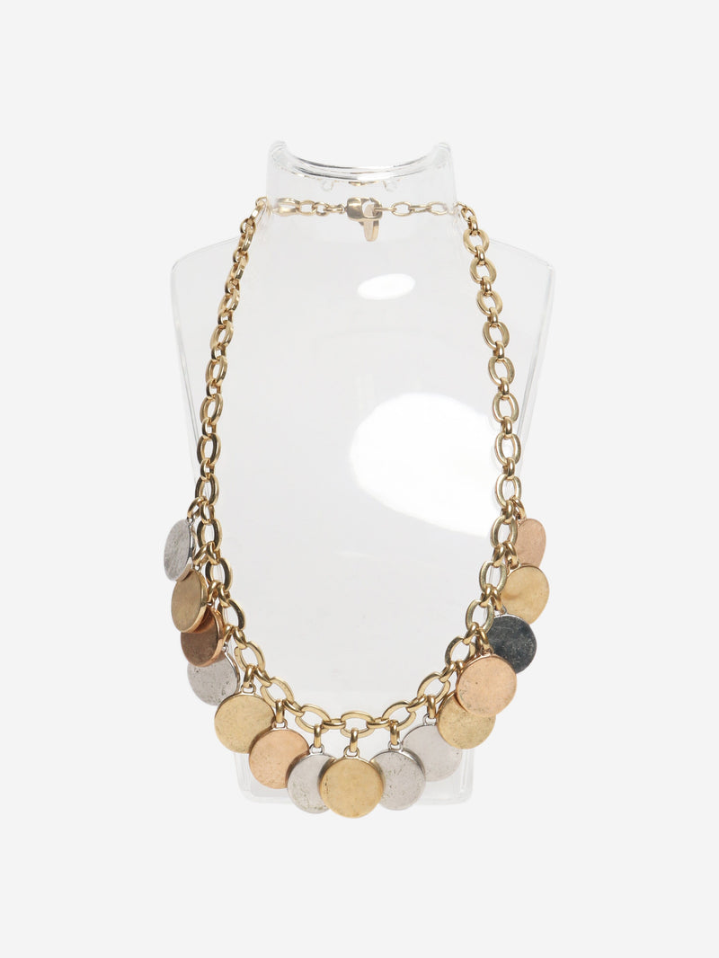 Gold coin charm necklace Necklaces Versace 