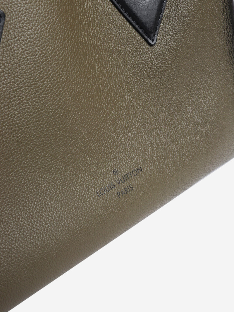 Khaki On My Side MM tote bag Tote Bags Louis Vuitton 