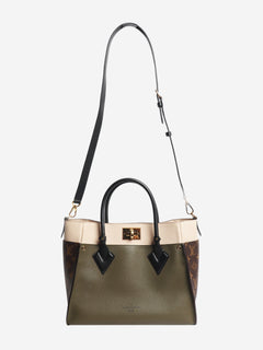 Khaki On My Side MM tote bag Tote Bags Louis Vuitton 