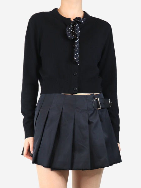 Black cropped cardigan - size XL product image