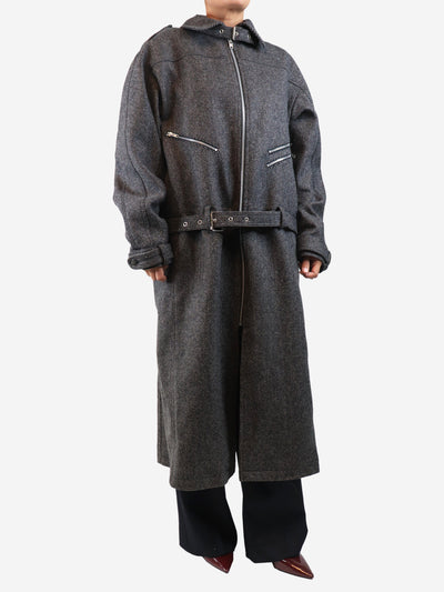 Neutral Anna tweed coat - size UK 12 Coats & Jackets Issue Twelve 