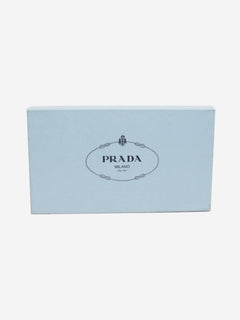 Blue velvet slippers - size EU 39.5 Flat Shoes Prada 