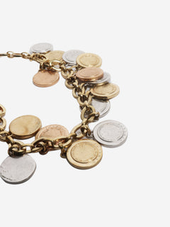 Gold coin charm necklace Necklaces Versace 