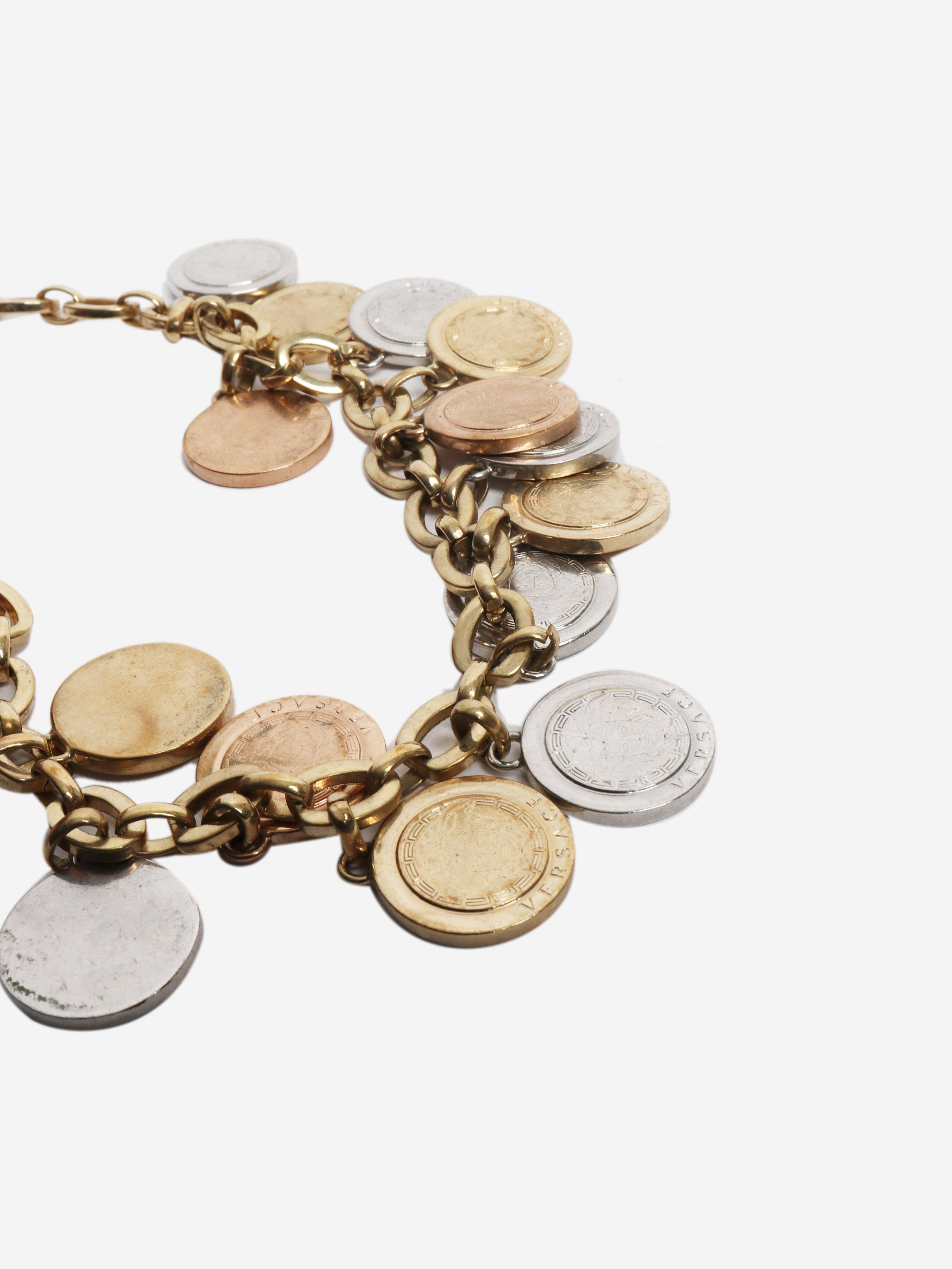 Gold coin charm necklace Necklaces Versace 