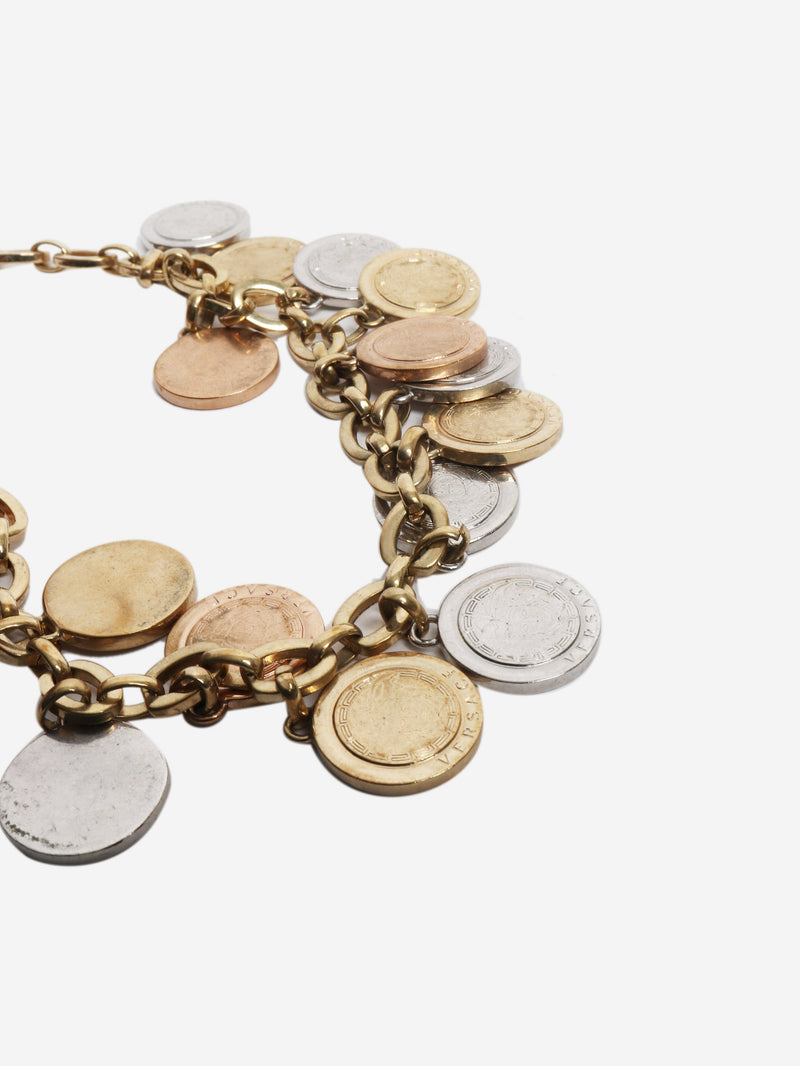 Gold coin charm necklace Necklaces Versace 