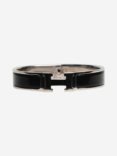 Black and silver Clic H bracelet Bracelets Hermes 